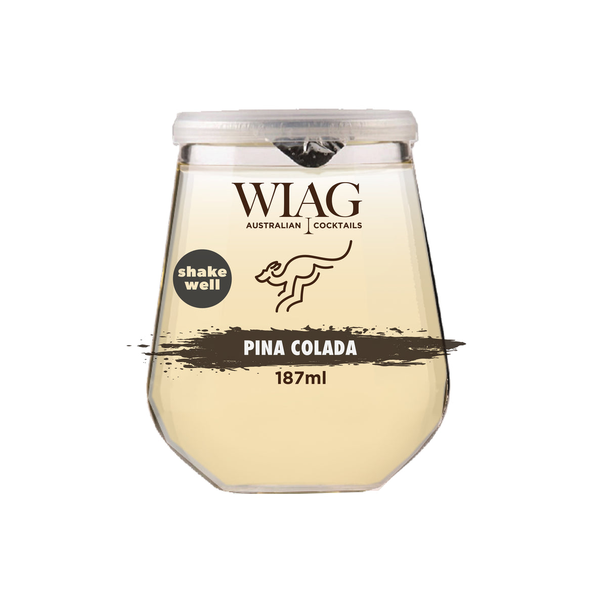WIAG Pina Colada cocktail case of 12
